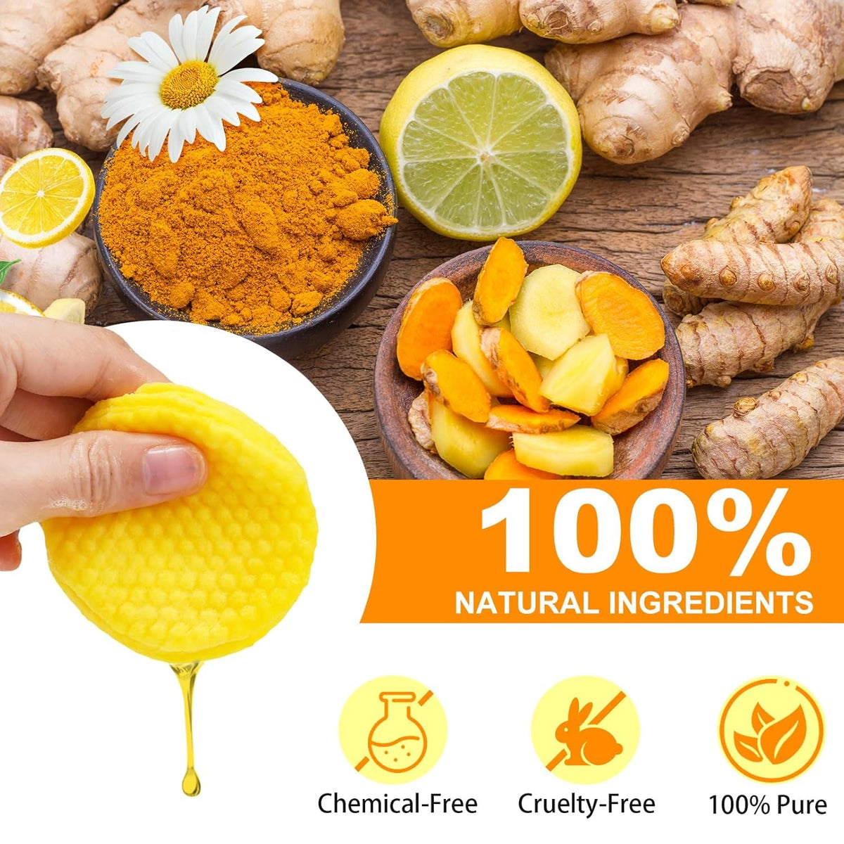 Turmeric + Kojic Acid Cleansing Pads