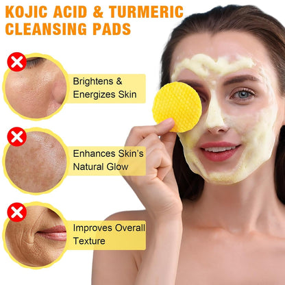 Turmeric + Kojic Acid Cleansing Pads