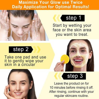 Turmeric + Kojic Acid Cleansing Pads
